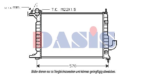 AKS DASIS Radiators, Motora dzesēšanas sistēma 151300N